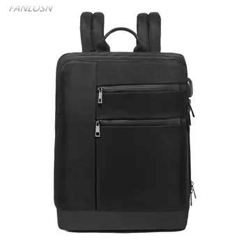 

FANLOSN Laptop Backpack External USB Charge Computer Large Capacity Students Business Bag Waterproof Bags for Men Women