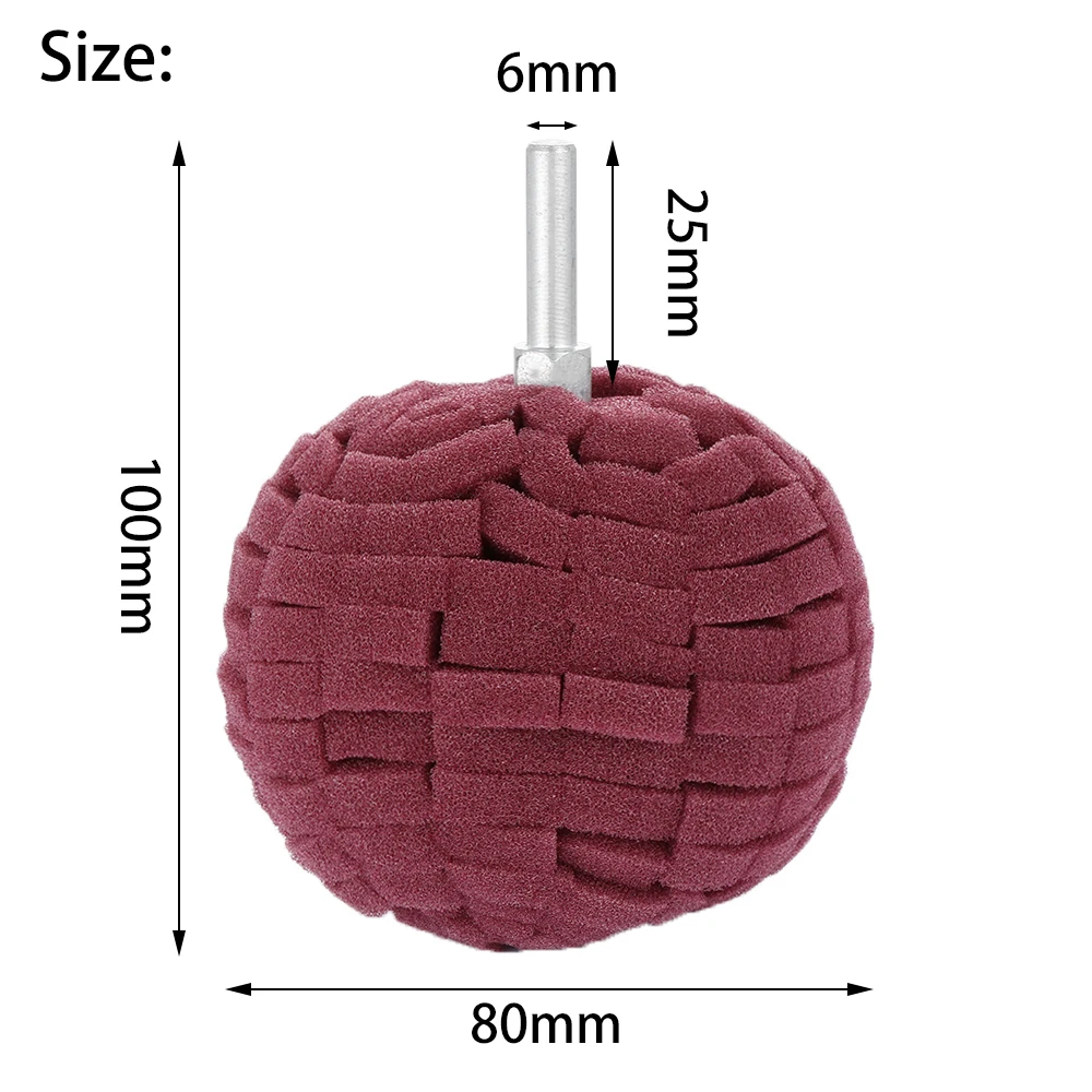 1 шт. мягкий "(80 мм) Полировочный шар, отделочный коврик, практичный полировальный коврик, буфер для полировки автомобиля, полировщик, красочные инструменты для авто