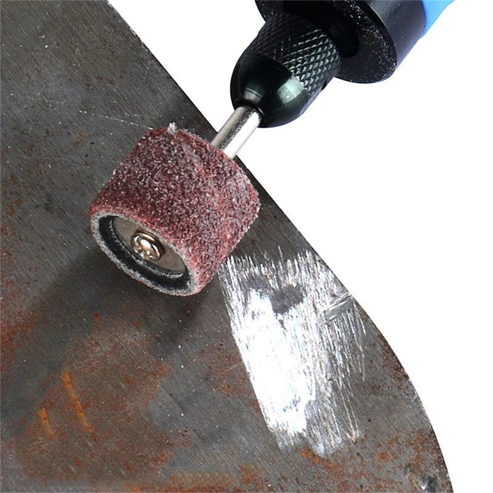 100PCS Drum Sanding Kit +4Pcs Band Mandrel  Rotary Tool Nail Drill Bits Abrasive Tools  Sander Drum Mandrel Rotary Accessories