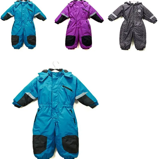 Cheap Children's Outdoor Rompers Kids Ski Suit Thick Quilted Winter Warm Waterproof Breathable Outer Clothing Leotard