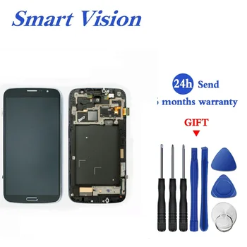 

For Samsung Galaxy i9200 LCD Display Touch Screen Digitizer with Bezel Frame Full Assembly replacement parts test