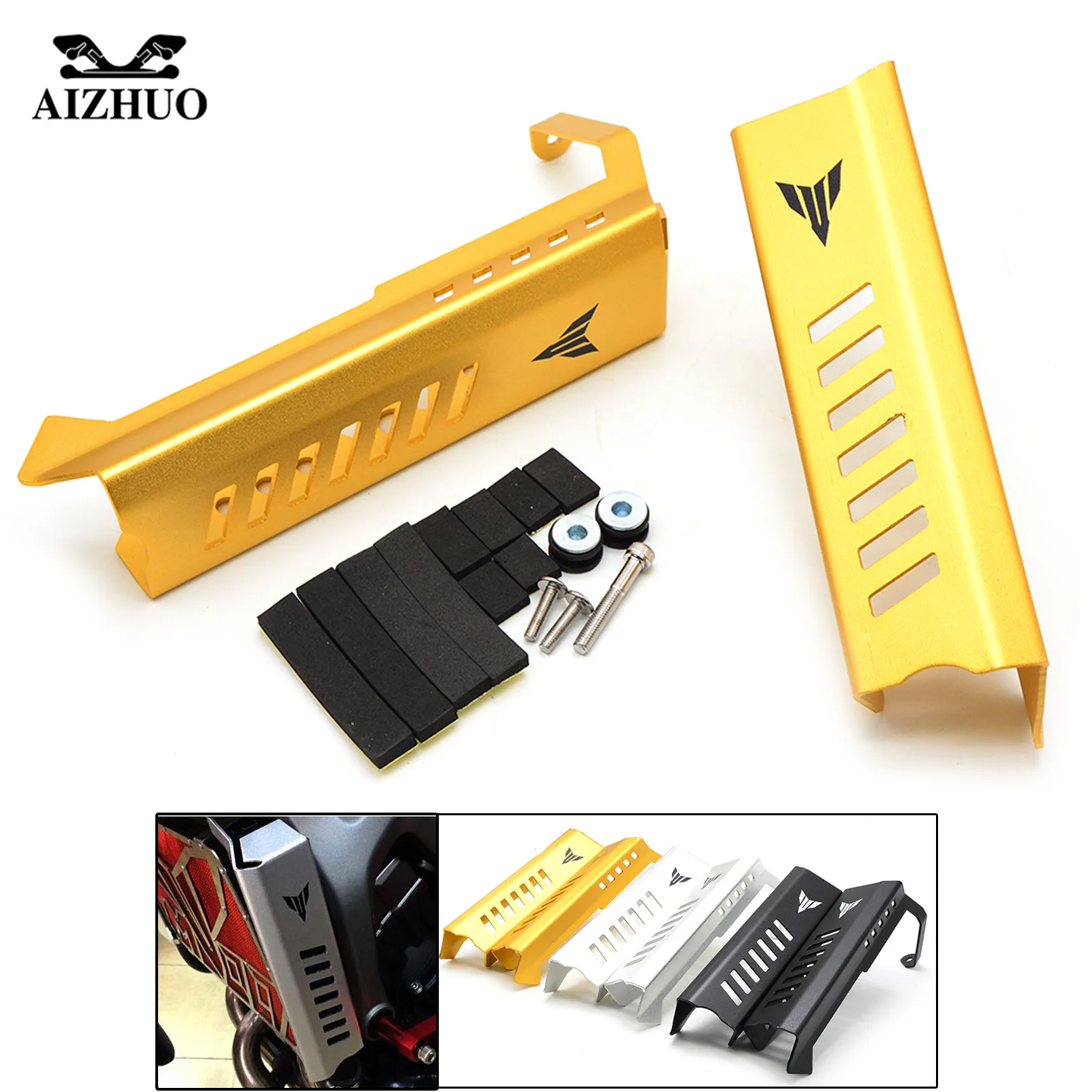 Motorcycle CNC Aluminium Radiator Side Guard Grille Cover Protector For yamaha MT 01 MT 07 MT09 MT-09 MT 09 FZ09 2014 2015 2016