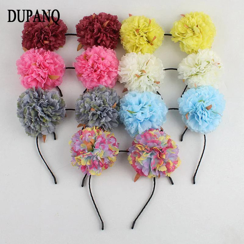 

DUPANQ 2019 NEW Beach Garland Headwear For women Festival Wedding Party Wreath Headware Accessories Flower Celebration Headband