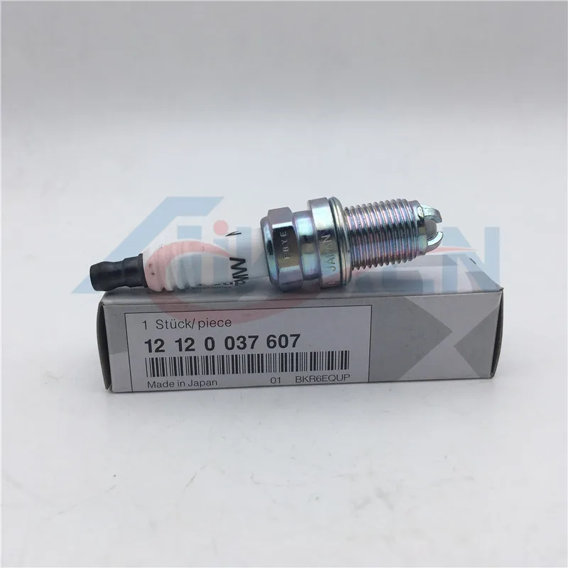 4 шт. оригинальная иридиевая Свеча зажигания BKR6EQUP 12 0 037 607 12120037607 для M54 E34 E36 E39 E46 Z3 320