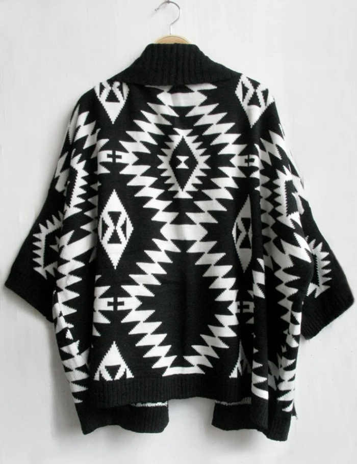Women Boho Vintage Ethnic Print Crochet Patterned Cardigan Shrug Women Boho Vintage Ethnic Print Crochet Patterned Cardigan Shrug Geometric Knitted Cardigan Women Winter Tricot Poncho Sweaters-in Cardigans from Women's ... - Women Boho Vintage Ethnic Print Crochet Patterned Cardigan Shrug