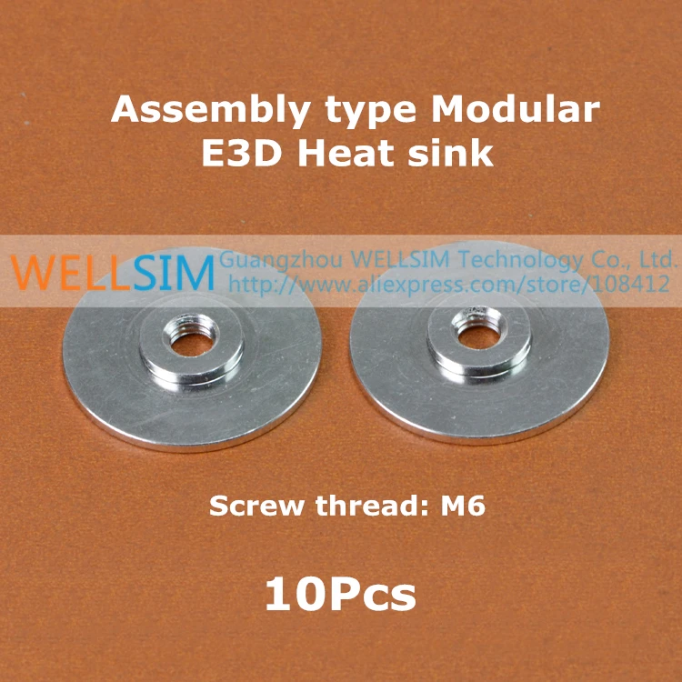 10Pcs Assembly type Modular Full Metal Heat sink Screw thread M6