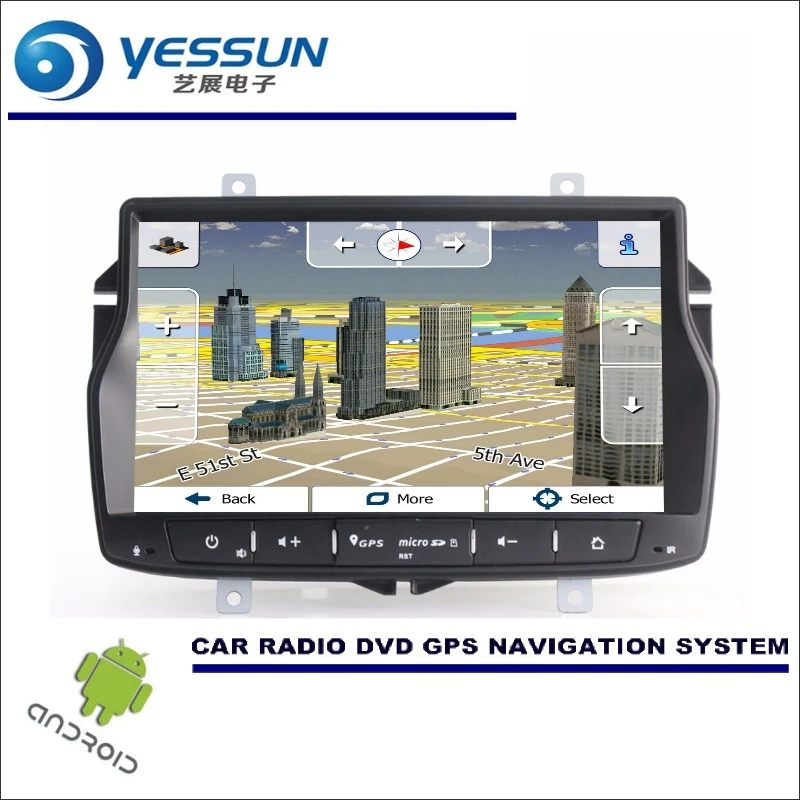 Flash Deal YESSUN Car Android Navigation System For Lada Vesta 2015~2017 - Video Audio Radio Stereo Player GPS Navi Multimedia 5