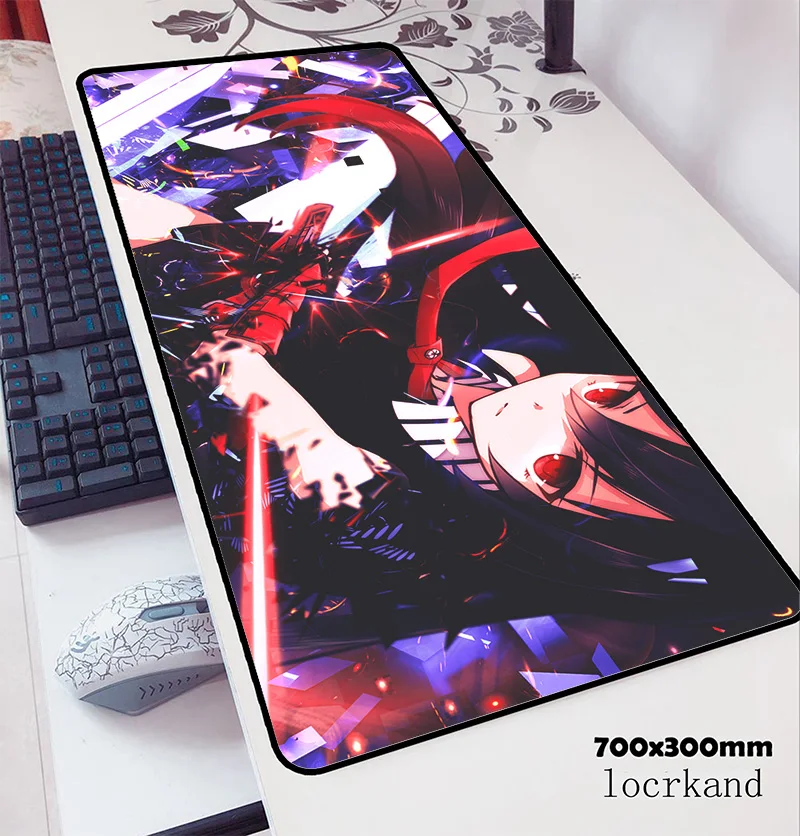 Коврик для мыши akame ga kill 700x300x3 мм коврик ноутбука компьютера геймпада ПК геймера