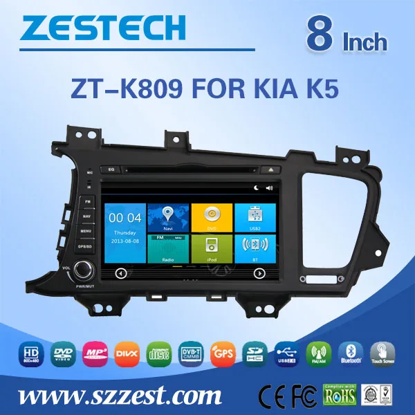 Жк windows CE 6.0 система 8 '' размер экрана 2 дин dvd плеер для Kia Optima K5 автомобиль с 3 г