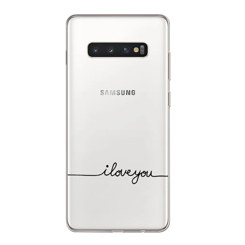 Чехол ciciber French Love Amor для samsung Galaxy S9 S8 S7 S6 S10 S10e S10+ Edge Plus S5 Mini мягкий чехол для телефона из ТПУ - Цвет: WM05832