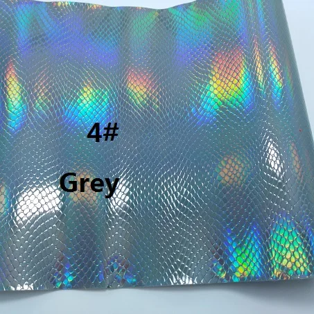 2шт 21x29 см Радужная Лазерная Змея и кожа питона PU кожа для DIY аксессуары 4S20