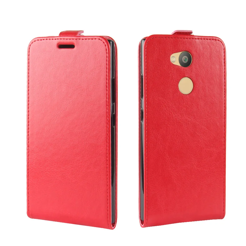 Для Xperia L2 Магнитный Вертикальный флип кожаный чехол для телефона Sony Xperia L2 отделения для карточек тонкий proective чехол Conque Fundas