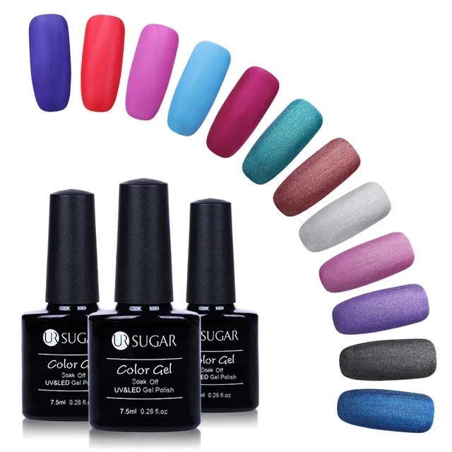 Buy UR SUGAR Gel Nail Polish Colorful 7.5ML Matt Nail Gel Polish Long Lasting