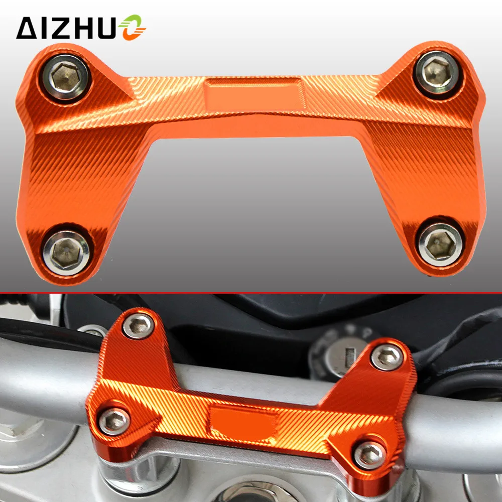 Motorcycle CNC Aluminum Handlebar Risers Top Cover Clamp Motorcross