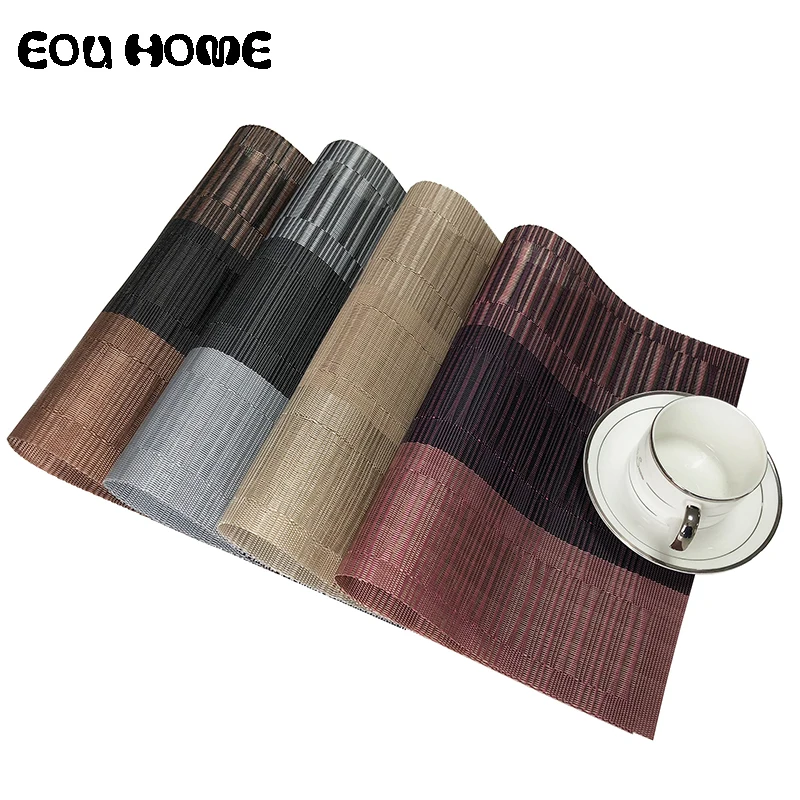 2/4/6 قطع مجموعة الجدول ماتس الوسادات بساط عازل للماء كوستر سماط سادة المطبخ الحصير الجدول PVC الطعام القرص عاء 2/4/6 قطع مجموعة الجدول ماتس الوسادات بساط عازل للماء كوستر سماط سادة المطبخ الحصير الجدول PVC الطعام القرص عاء