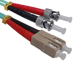 15 метров SC-ST волоконно-оптический кабель 10 г многомодовый дуплексный патч-корд OM3 50/125