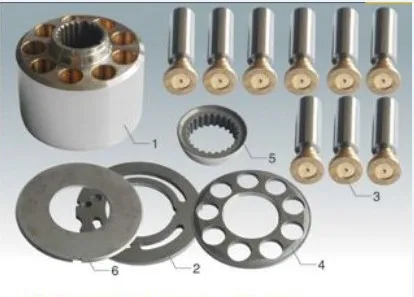 Ремонт komatsu PC50(PC55/56) экскаватор запчасти для гидравлического насоса Ремонтный комплект роторный двигатель аксессуары запасные части