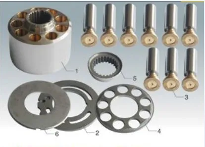 Repair komatsu PC50(PC55/56) Excavator hydraulic pump spare parts repair kit rotary motor accessories replacement parts