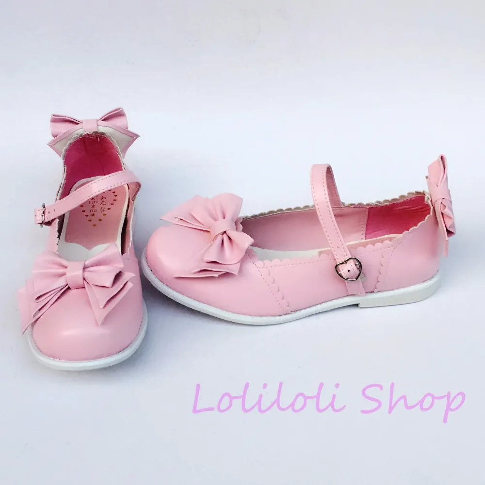 Princess sweet lolita shoes loliloli yoyo Japanese design custom pink