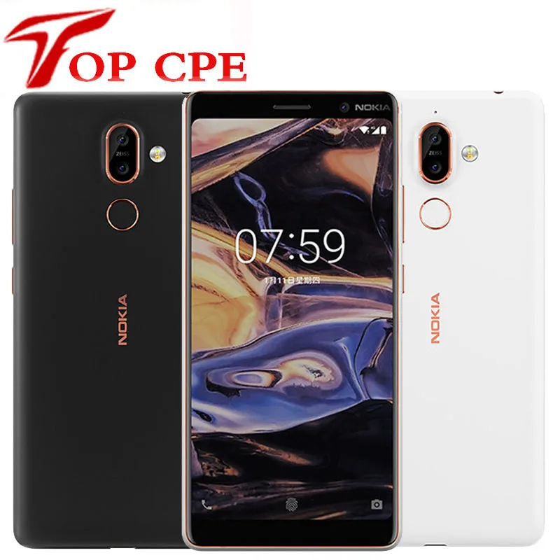 

Original Nokia 7 Plus Smartphone Android 8.0 4GB RAM 64G ROM Snapdragon 660 Octa core 6.0'' Display Bluetooth 5.0 Mobile phone