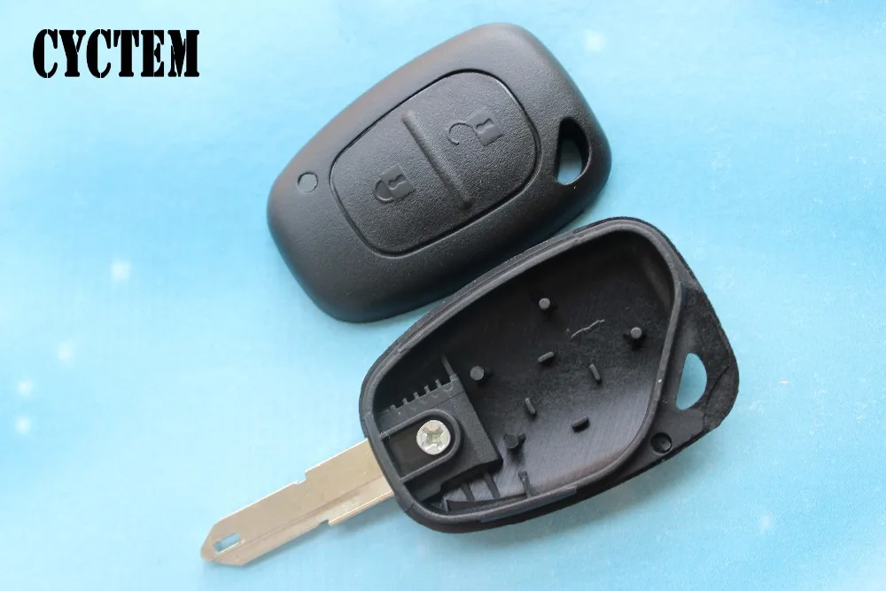 

CYCTEM Car Key Shell Cover 2 Buttons Remote Key Fob Case For Vauxhall/Opel Vivaro/ Renault Movano Trafic Kangoo