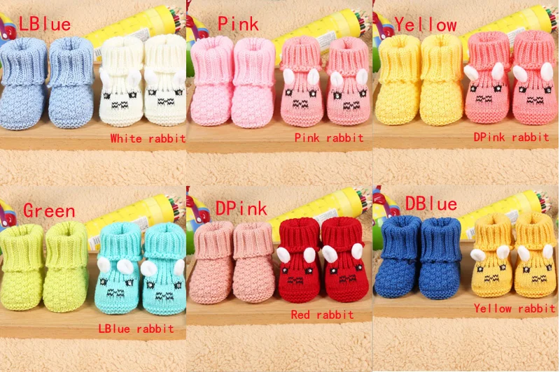 Новые осенне-зимние шерстяные детские носки для малышей плотные детские носки ручной работы