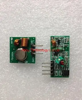 

50pair =100pcs RF wireless receiver module & transmitter module board super regeneration 315/433MHZ DC5V (ASK /OOK)