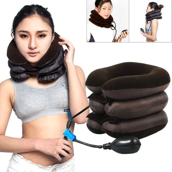 

Inflatable Neck Brace Cervical Collar Air Massager Therapy Headache Shoulder Neck Pain Massage Instruments Care All-shipping