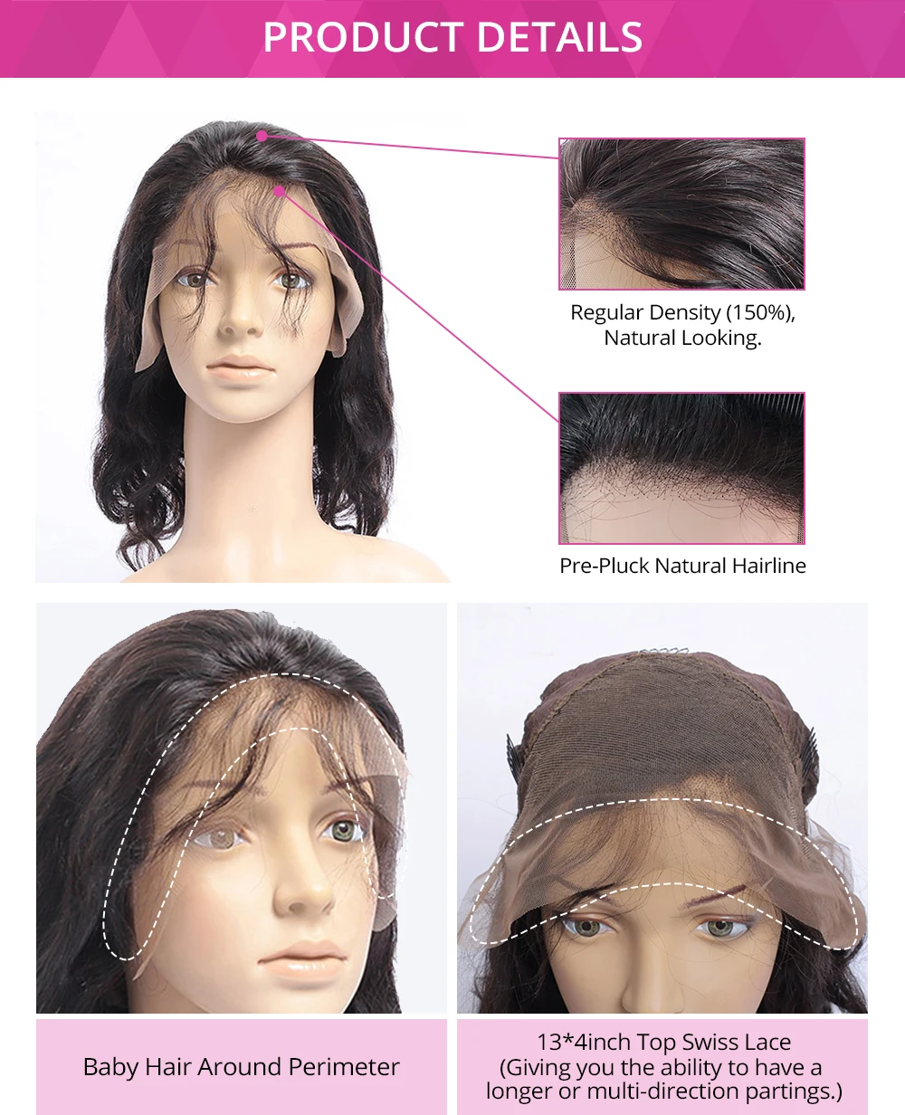 Бразильский фронта шнурка человеческих волос парики парик с крупными волнами 13x4 remy парик для черных женщин
