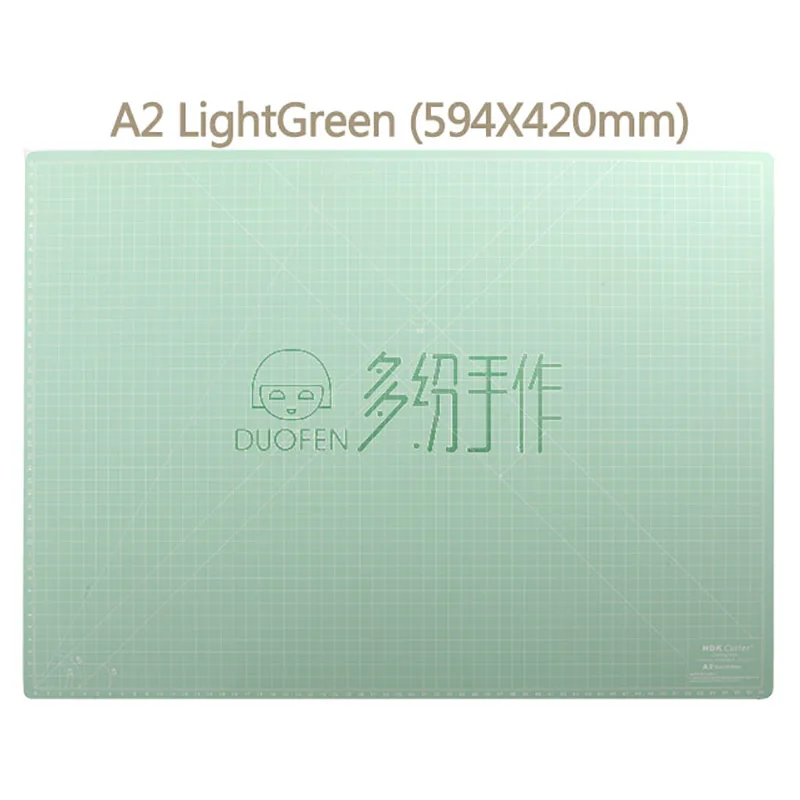 A2 LightGreen DUOFEN металлические режущие штампы качество ПВХ 3,0 мм режущий коврик для рукоделия скрапбукинга бумажный альбом Новинка - Цвет: A2 LightGreen