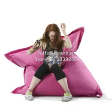 Чехол только без наполнителя-Розовый Модный наружный бобовый мешок стул, внутренняя музыка расслабляющий beanbag recliner, без бобов внутри