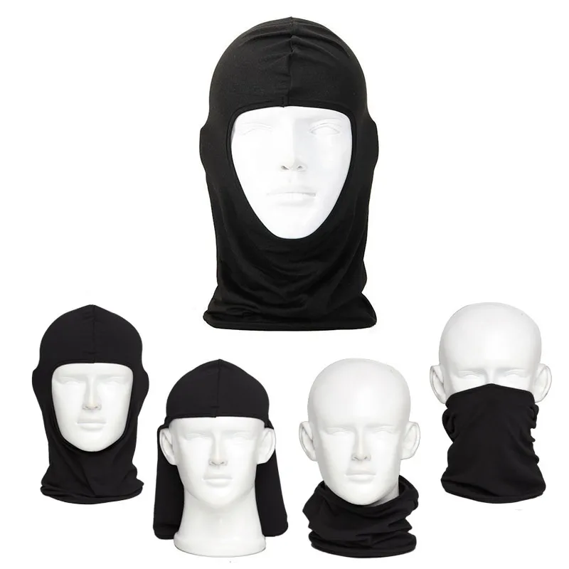 

New Arrivals Practical Motorcycle Cycling Windproof Skin Neck Protecting Lycra Full Face Mask Outdoor Sports Headwear