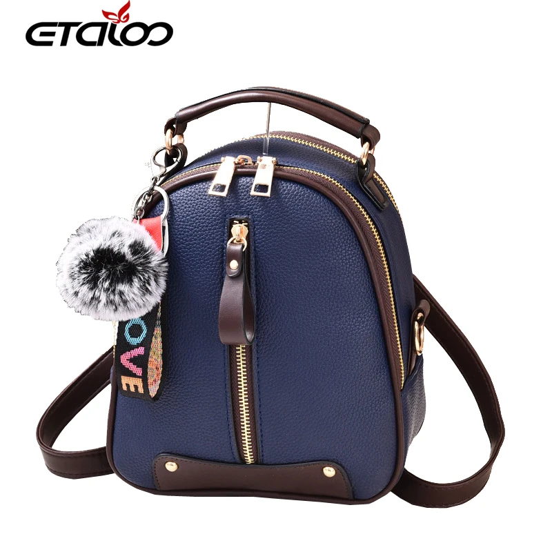 

2018 new Korean fashion trend shoulder bag casual simple PU hand bag oman bag purse
