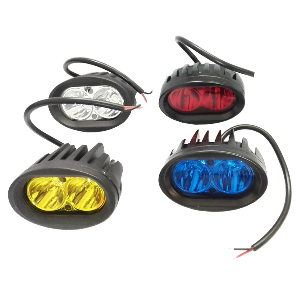 ECAHAYAKU 2 шт. 12v 20W Светодиодный рабочий светильник бар пятно Offroad предупредить для