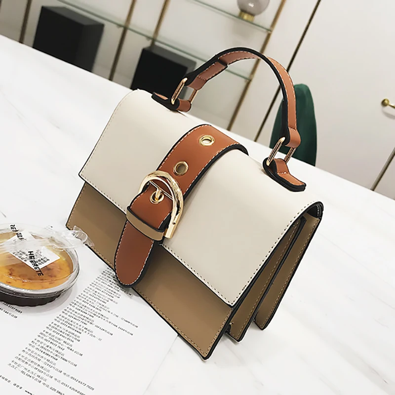 

New Leather Women Handbags Fashion Women Bag Pu Shoulder Bag Portable Clutch Small Crossbody Bags For Women Messenger Bags 2019