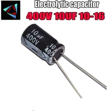 8 шт Higt качество 400 V 10 мкФ 10-16 мм 10 мкФ 400 V 10*16 электролитический конденсатор