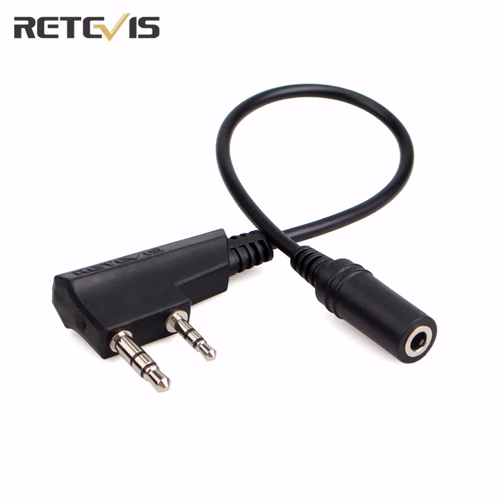 Retevis TK01 кабель передачи 2Pin до 3,5 мм женский телефон аудио Earprice кабель для Retevis RT27 RT22 RT21 RT24 H777 портативный радио