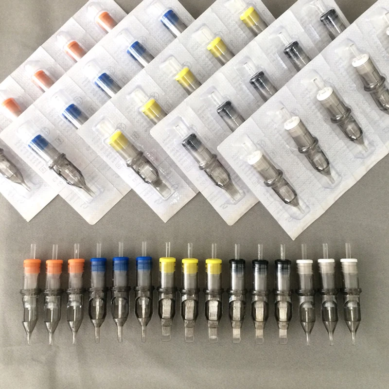

20pcs M1 STYLE Tattoo Needle Cartridge Liner Shader Magnum Tattoo Supply For Motor permanent makeup Gun colorful MACHINE Needles