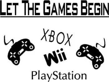 

Gamer Vinyl Wall Sticker Game Remote Control Game Play Room Mural Art Wall Decal Sticker Boys Room Bedroom Home Decoration