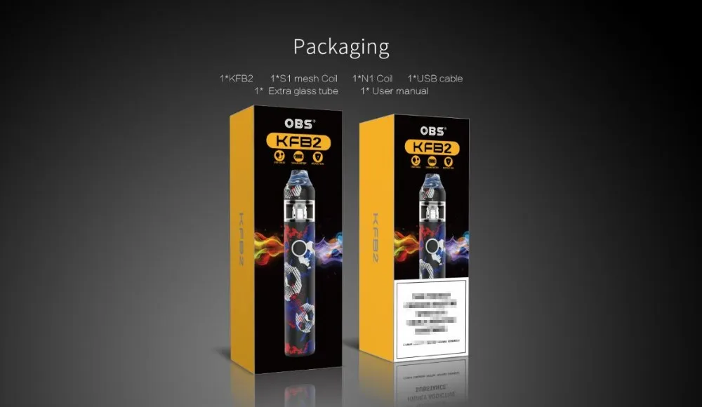 OBS KFB2 AIO Starter Kit 1500mAh-12