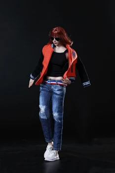 

Red Orange Blue 1/6 Baseball Clothes Suit with Shoes Models for 12" Bodies