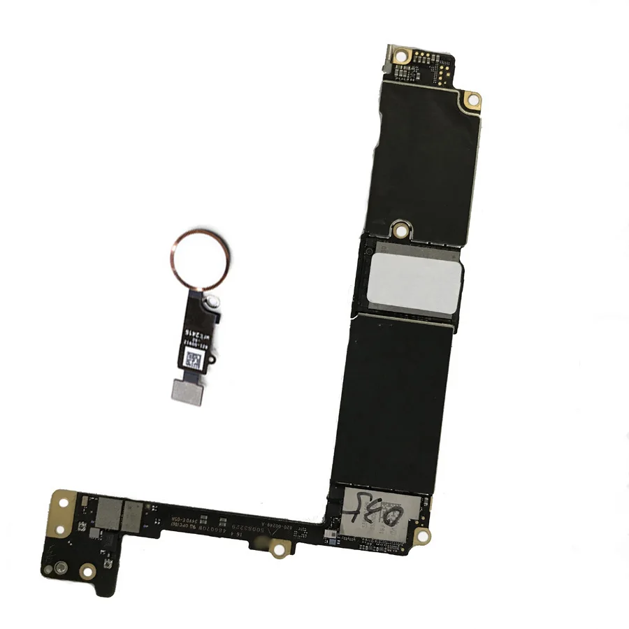 US $93.00 32GB 128GB 256GB for iphone 7plus Mainboard with  without fingerprint Original Factory unlocked for iphone 7 plus Motherboard