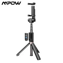 Mpow 2 в 1 беспроводной Bluetooth селфи-палка мини штатив Стенд выдвижной монопод универсальный для iPhone Xiaomi huawei смартфон