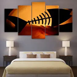 HD с 5 шт. отпечатки на холсте Sunset Desert рыбья кость Room Decor Unframed Wall Art плакаты и отпечатки Бесплатная доставка