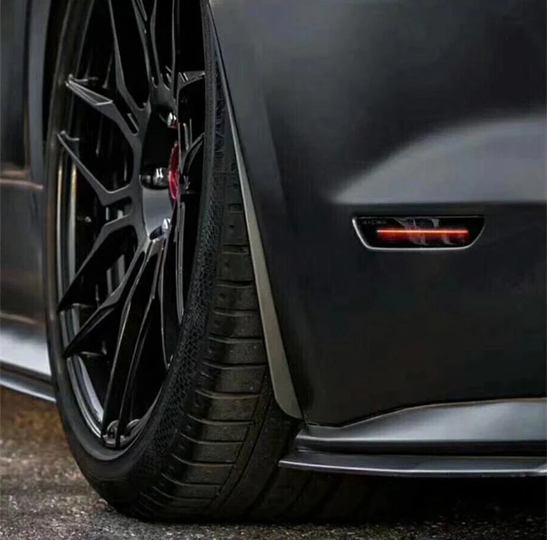 QHCP Автомобильные Брызговики брызговик заднего колеса Брызговики для Ford Mustang- внешние аксессуары