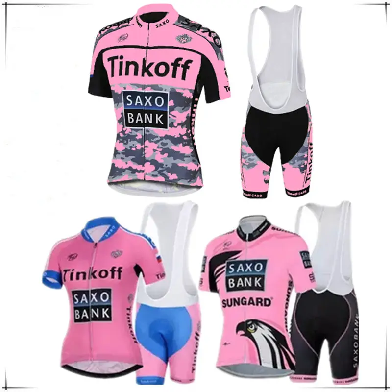 2016-Tinkoff-Saxo-Bank-Pink-Cycling-Jersey-Women-Bicycle-Roupa-Ciclismo-Bike-Clothing-MTB-Maillot-Ropa