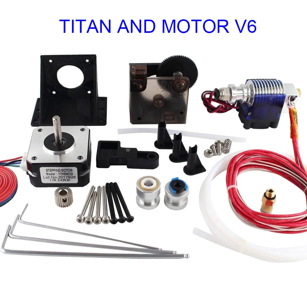 

1 Set Titan Extruder+Stepper Motor+Volcano Hotend Spare for 1.75 3D Printer Part SD998