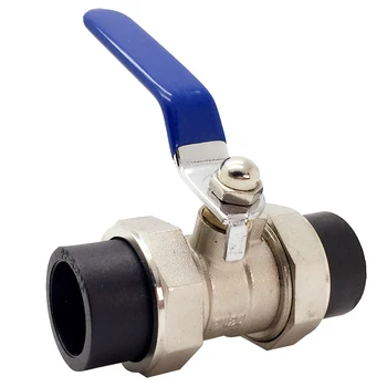 

PE brass union fitting ball valve water pipe loose joint switch