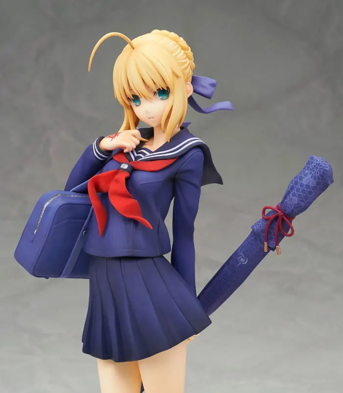 Аниме Fate Stay Night Saber/экстра Saber Arturia Pendragon школьная форма Ver.Saber ПВХ фигурка