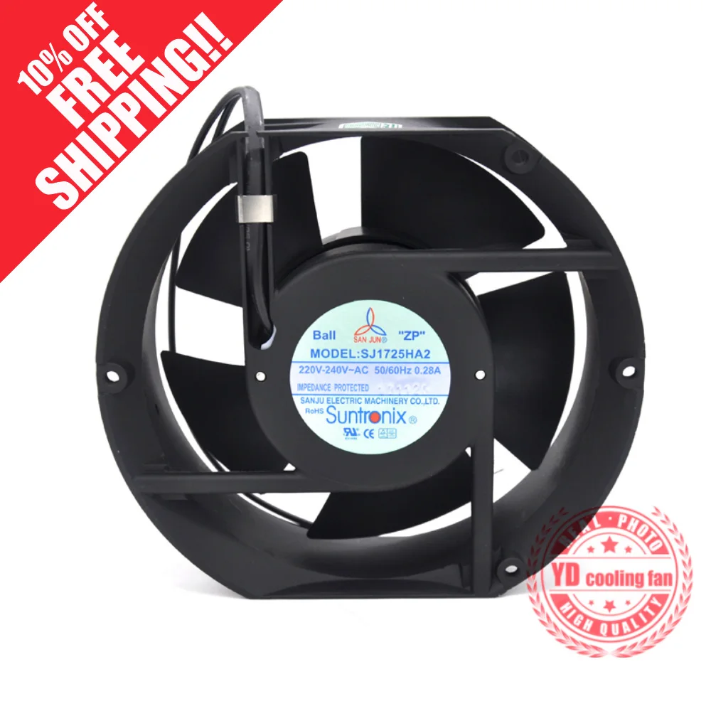 Новый вентилятор охлаждения для san jun suntronix SJ1725HA2 220V 0.28A 17251 17 см|cooling fan|fan coolingfan cooling